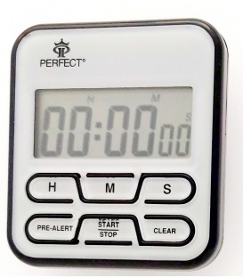 Minutnik LCD Perfect TM 83 biały