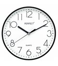 Zegar ścienny analogowy Perfect FX-5814 Czarny