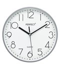 Zegar ścienny analogowy Perfect FX-5814 Srebrny