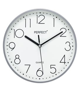 Zegar ścienny analogowy Perfect FX-5814 Biały