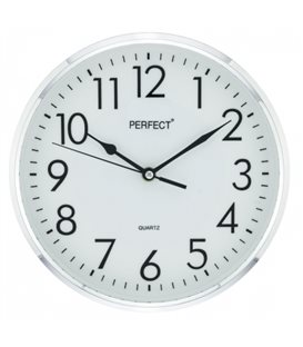 Zegar ścienny analogowy Perfect FX-5742 Chrom