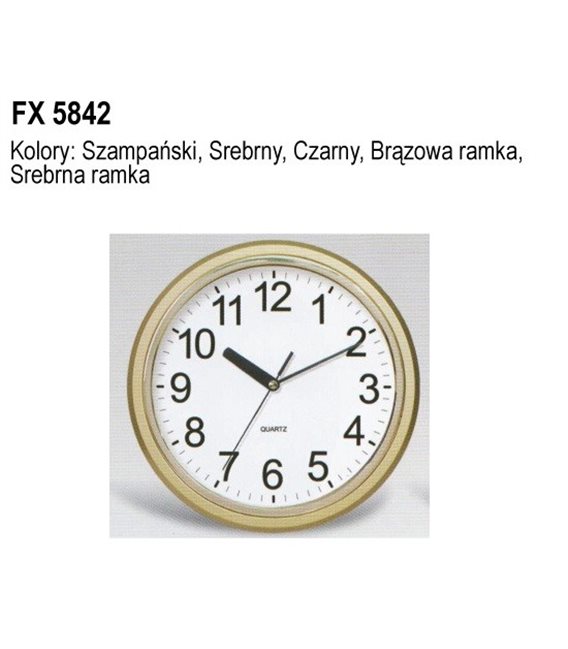 Zegar ścienny analogowy Perfect FX-5842
