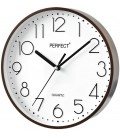 Zegar ścienny analogowy Perfect FX-5814 Brązowy
