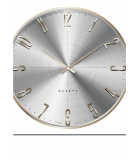 Zegar ścienny analogowy Chermond 1768.063 tytanowy