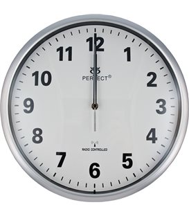 Zegar ścienny analogowy Perfect HT 954 D3 Srebrny Ø 30.0