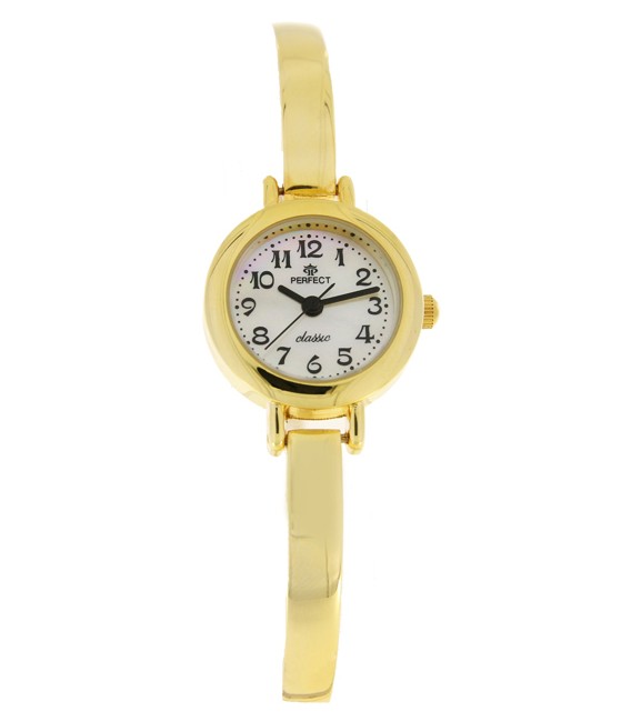 Zegarek Perfect G 444 GOLD biżuteria biała tarcza