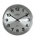 Zegar ścienny analogowy Chermond 9737 CS srebrny Ø 25