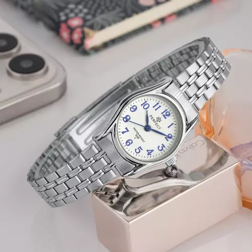 Zegarek PERFECT R02-02 Silver Metal Damski 3