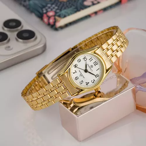 Zegarek PERFECT R02-11 Gold Metal  Damski 3