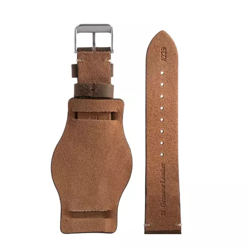 Pasek Chermond A229 CIEMNO-BRĄZOWY 22mm 3