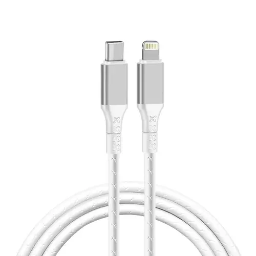 Kabel  eXtremestyle  Ampre Typ C lightning 1.5m biały 2