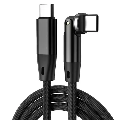 Kabel eXtremestyle Spider ROT 540 USB Typ C 60W 1.5m czarny 2
