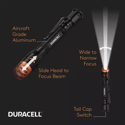 Latarka Duracell 8227 aluminiowa 150 lumenów 2