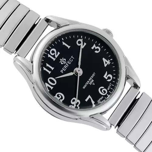 PERFECT GUMKA Damska  XD075 - 07 SILVER TARCZA BIAŁA 2