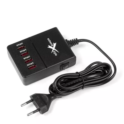 Ładowarka Extremestyle 4xUSB DC424U 2