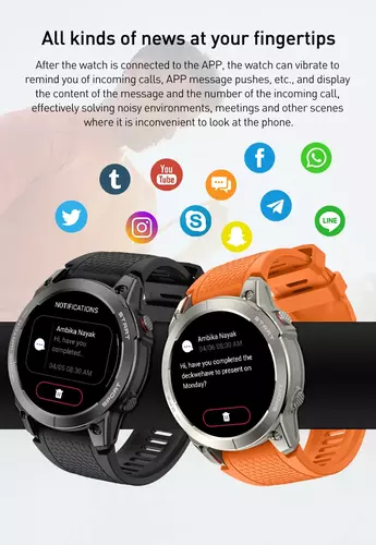 Smartwatch Hagen HC87 GPS SREBRNY  3