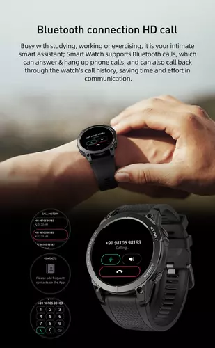 Smartwatch Hagen HC87 GPS SREBRNY  6