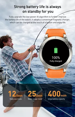 Smartwatch Hagen HC87 GPS SREBRNY  7