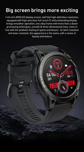 Smartwatch Hagen HC87 GPS SREBRNY  8