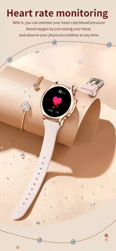 Smartwatch Hagen HB38 SREBRNY PASEK BIAŁY 8