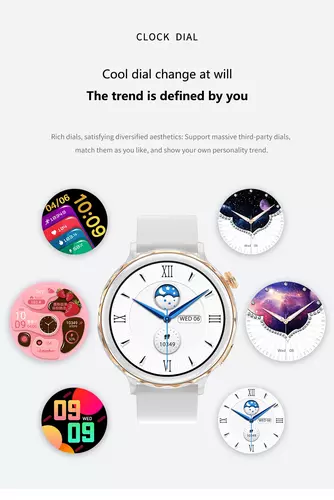 Smartwatch Hagen HB11 BIAŁO ZŁOTY 5