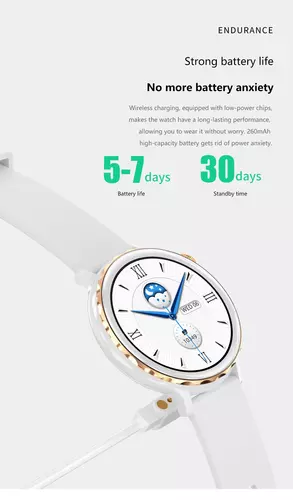 Smartwatch Hagen HB11 BIAŁO ZŁOTY 7