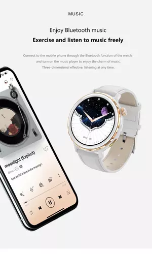 Smartwatch Hagen HB11 BIAŁO ZŁOTY 10