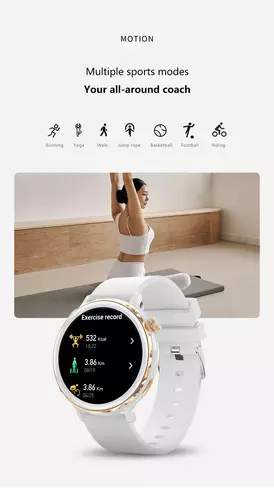 Smartwatch Hagen HB11 BIAŁO ZŁOTY 11