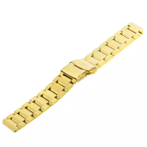 Bransoleta STALOWA solid GOLD 18mm ZŁOTA 3