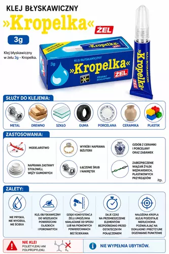Żel KROPELKA 3g 2
