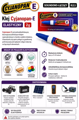 Klej Cyjanopan E elastyczne 2g 2