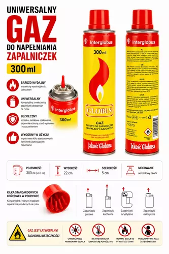 Gaz Globus 300ml 2