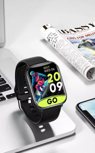 Smartwatch Hagen HB44  pasek czarny silikon 2