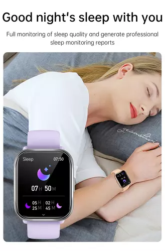 Smartwatch Hagen HB44  pasek czarny silikon 7