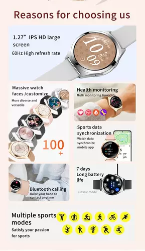 Smartwatch Hagen HB47 rosegold 6