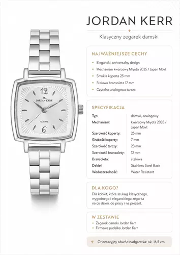 Zegarek JORDAN KERR P9014-01 2