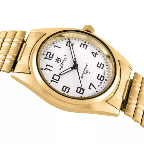 PERFECT GUMKA MĘSKA GOLD  X018-11 tarcza jasna 2