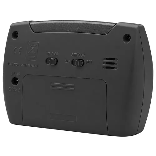 Budzik Kwarcowy Perfect LS 810 CZARNY 3