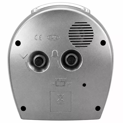 Budzik Kwarcowy Perfect BA 910 B srebrny 2