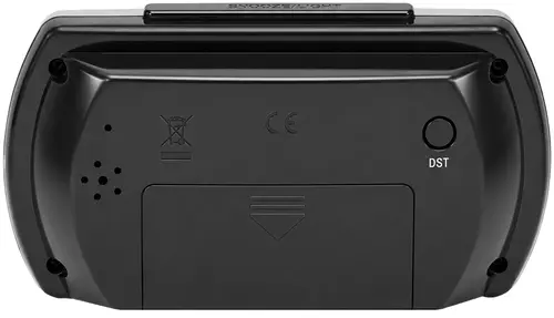 Budzik Kwarcowy LCD Perfect R358 DCF Srebrny 4