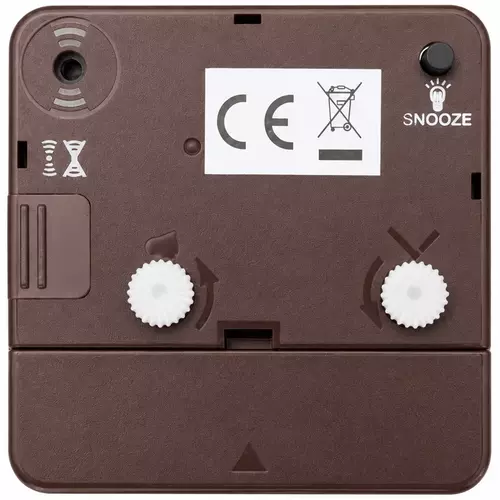 Budzik Kwarcowy Perfect kostka RF Dark Brown 2