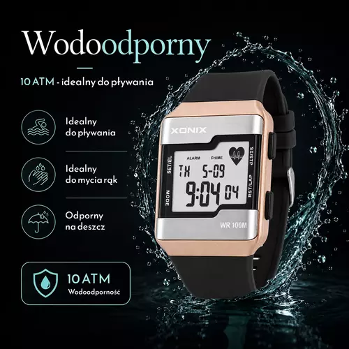 Zegarek XONIX HRM4 001 Z FUNKCJĄ PULSOMETRU 5