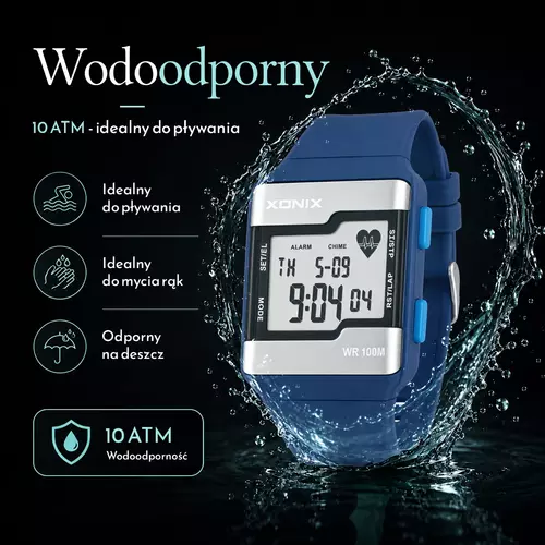 Zegarek XONIX HRM4 005 Z FUNKCJĄ PULSOMETRU 5