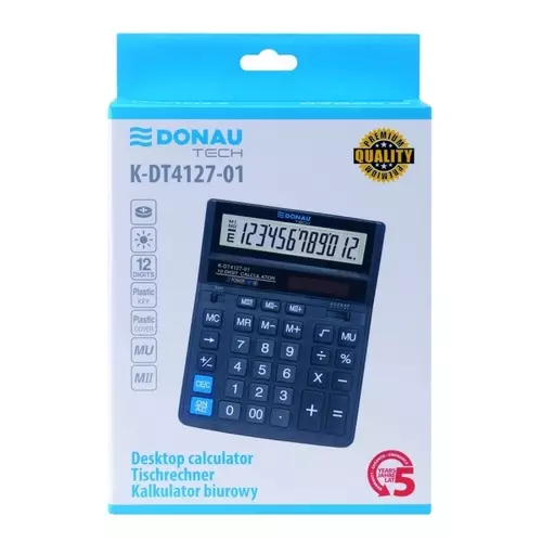 Kalkulator Donau Tech K-DT4127 czarny 2