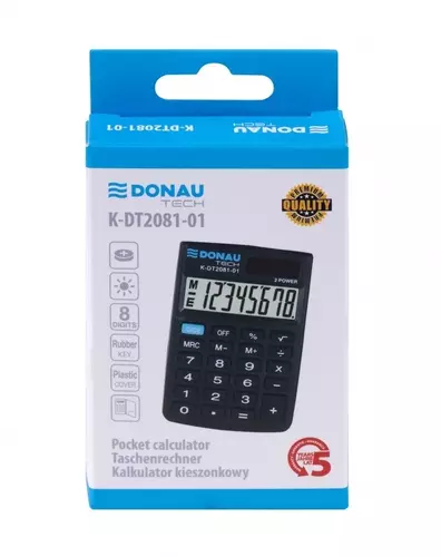 Kalkulator Donau Tech K-DT2081 czarny 2