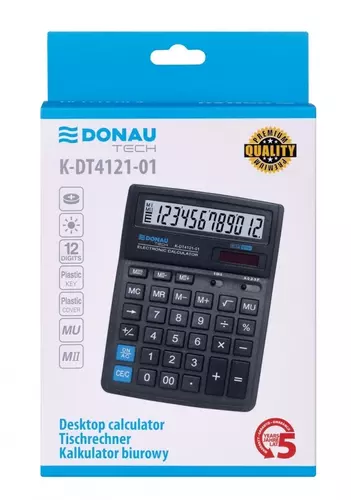Kalkulator Donau Tech K-DT4121 czarny 2