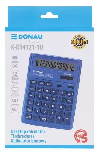 Kalkulator Donau Tech K-DT4121 granatowy 2