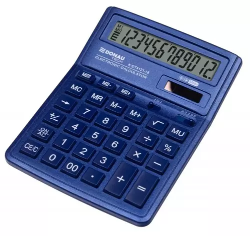 Kalkulator Donau Tech K-DT4121 granatowy 3