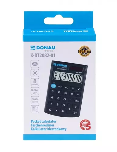 Kalkulator Donau Tech K-DT2082 czarny 2