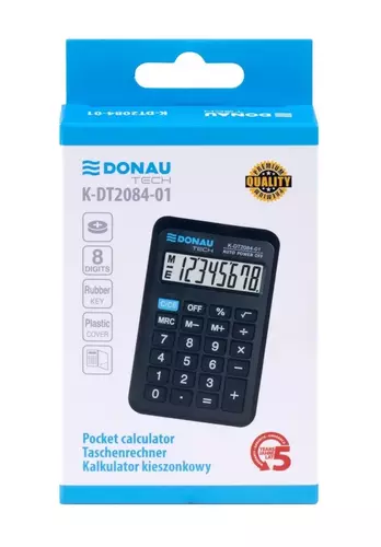 Kalkulator Donau Tech K-DT2084 czarny 2